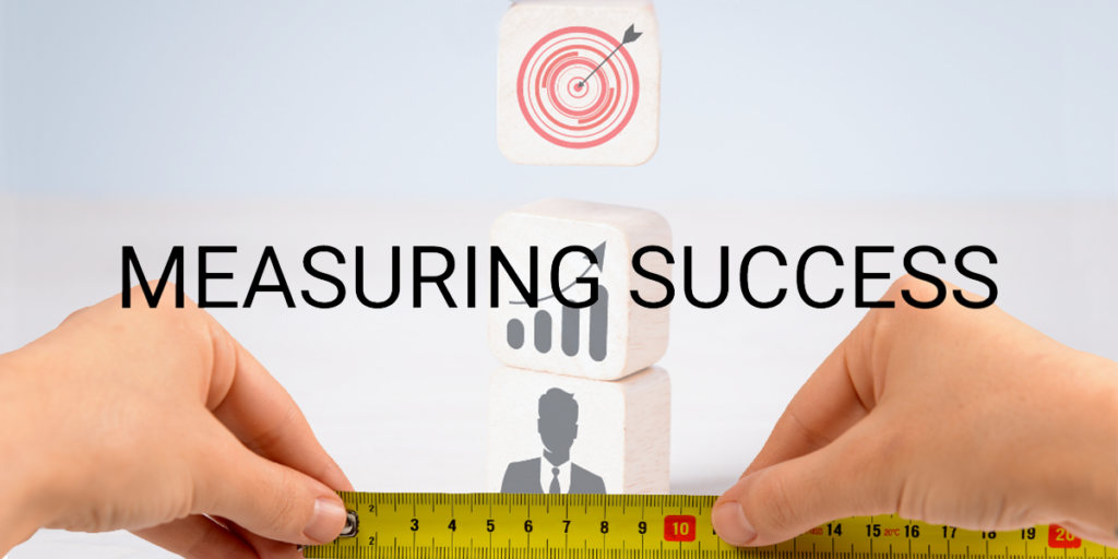 Measuring success with a Measurement Strategy.